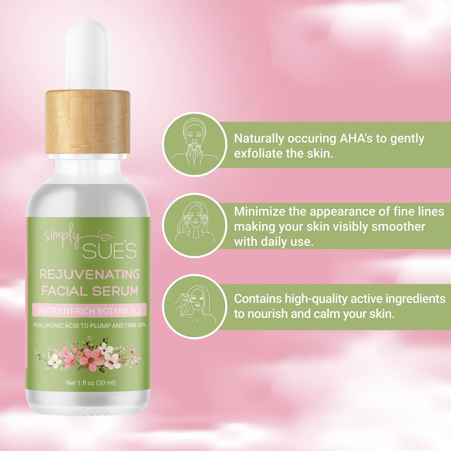 Graphic showing the Simply Sue&