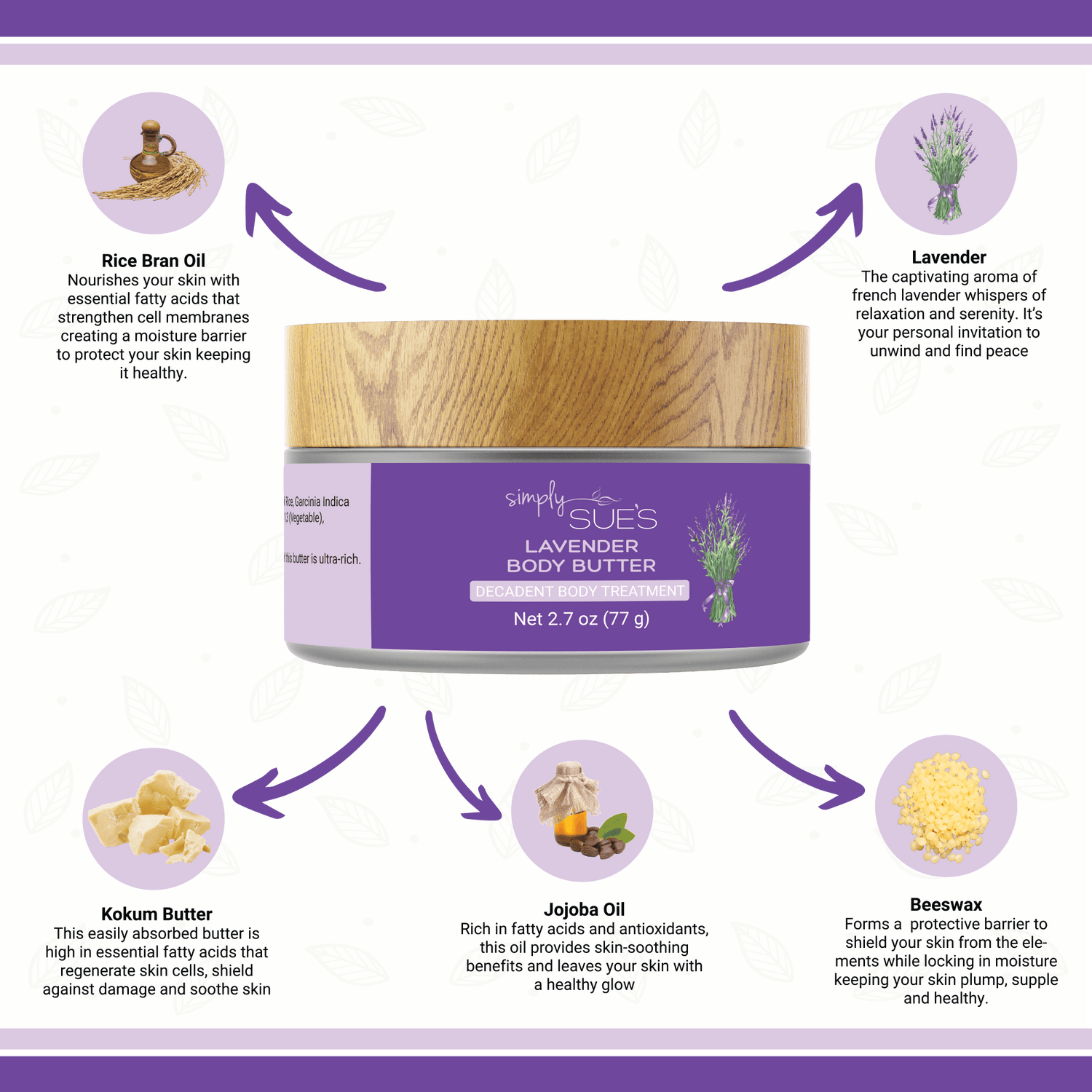 Lavender Body Butter, Simply Sue&