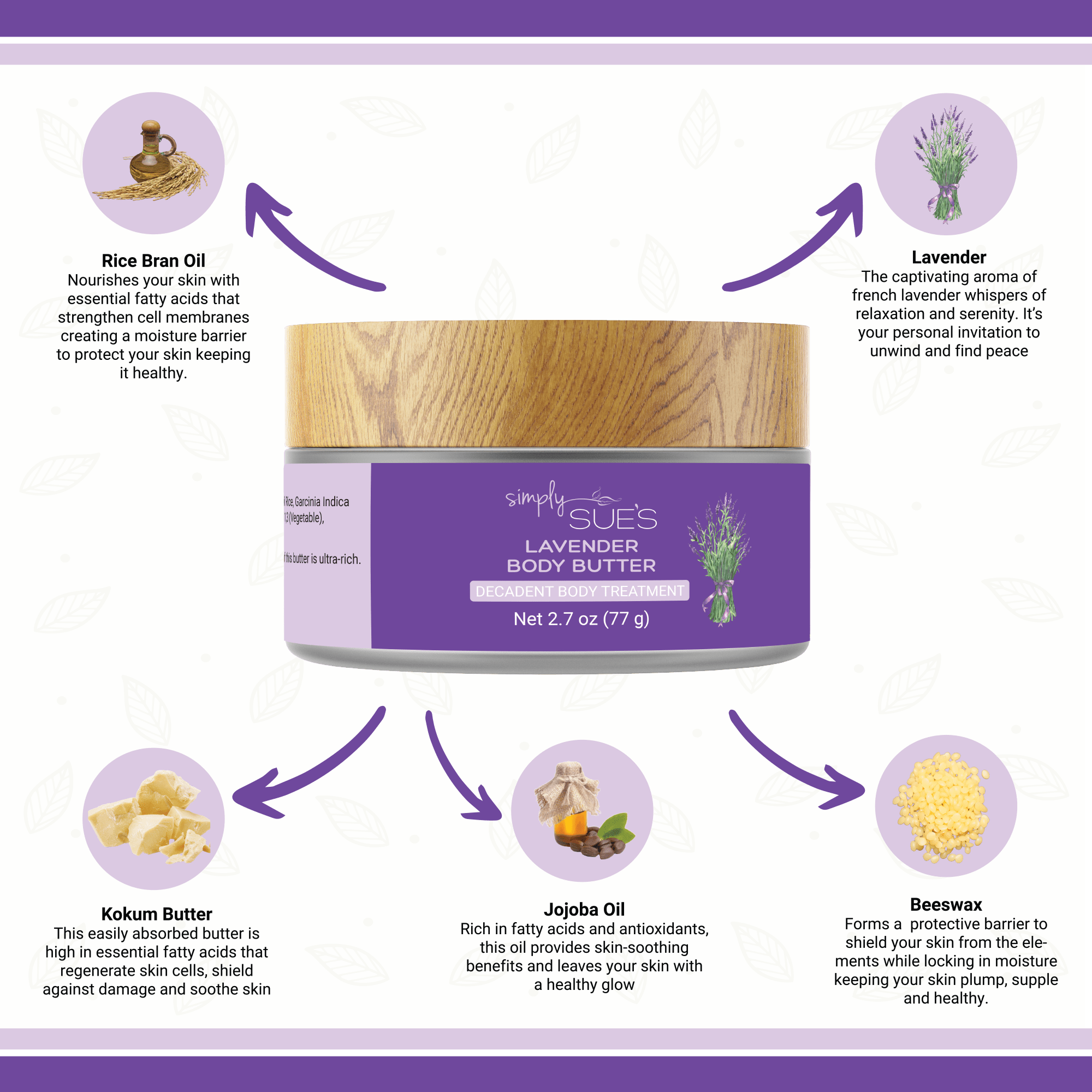 Lavender Body Butter, Simply Sue&