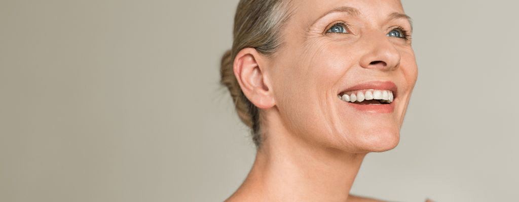 Mature woman's smiling face for Simply Sue's category image