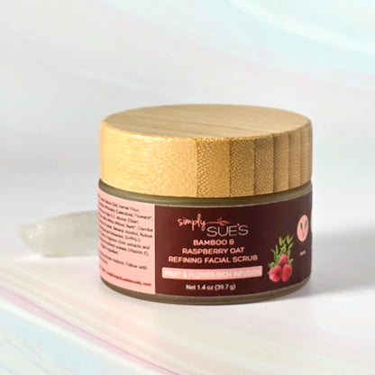 Bamboo &amp; Raspberry Oat Refining Facial Scrub