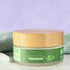 Eucalyptus Mint body cream in glass jar with bamboo cap, natural moisturizing skincare