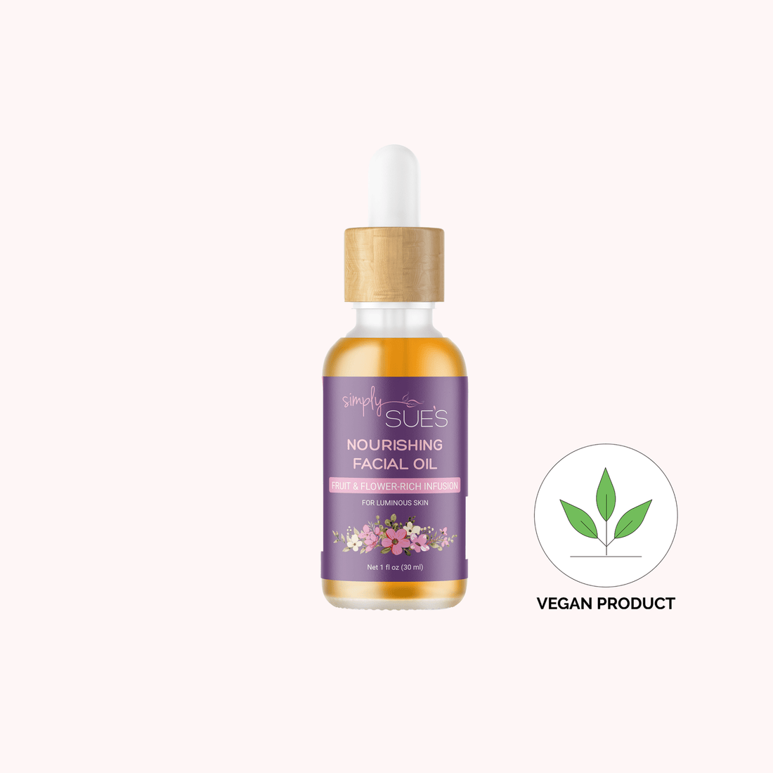 Moisturizing Face Oil using all natural ingredients from Simply Sue&